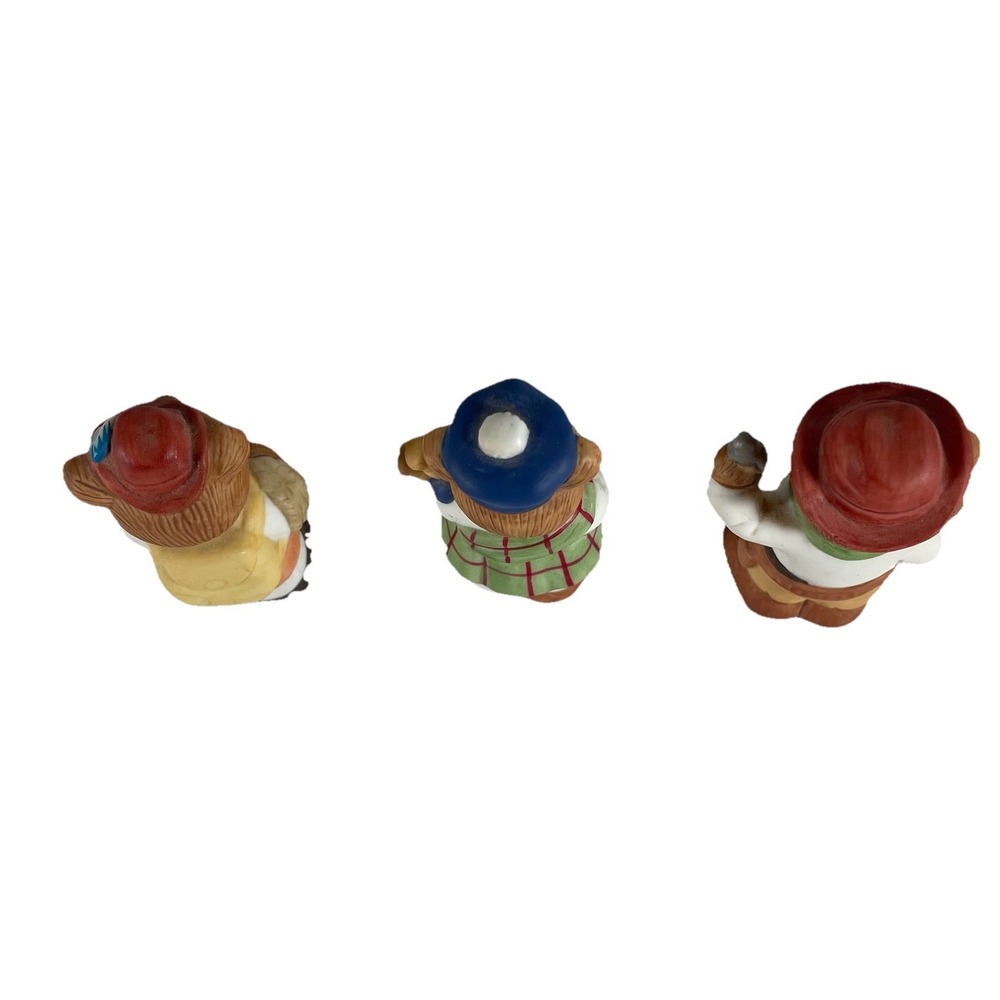 Collectible HOMCO Around the World Playtime Bears Set of 3‎ Porcelain Figurines - Picture 3 of 4